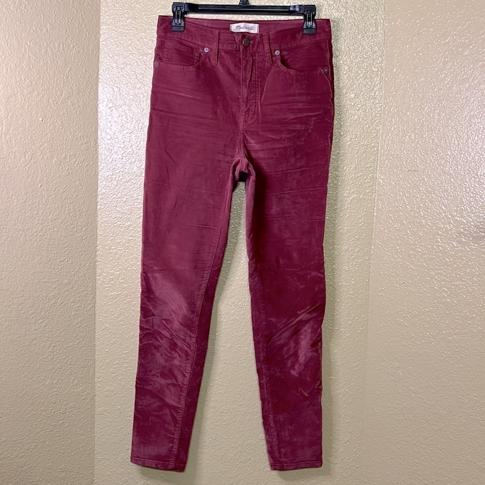 MADEWELL 10"HighRiseSkinnyJeansStretchVelvetEdition size 27 - Picture 4 of 8